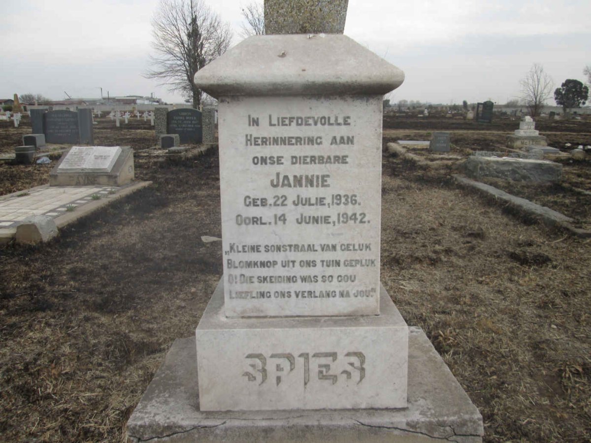 SPIES Jannie 1936-1942