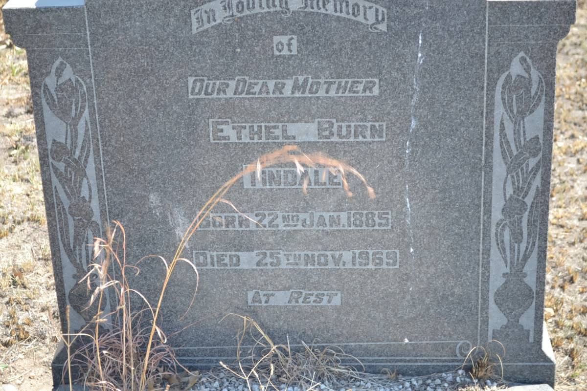 TINDALE Ethel Burn 1885-1969