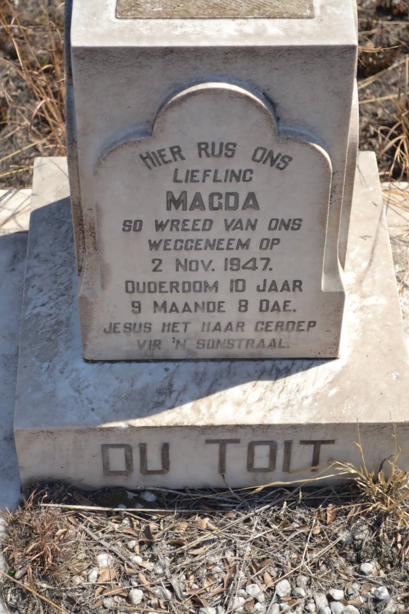 TOIT Magda, du -1947