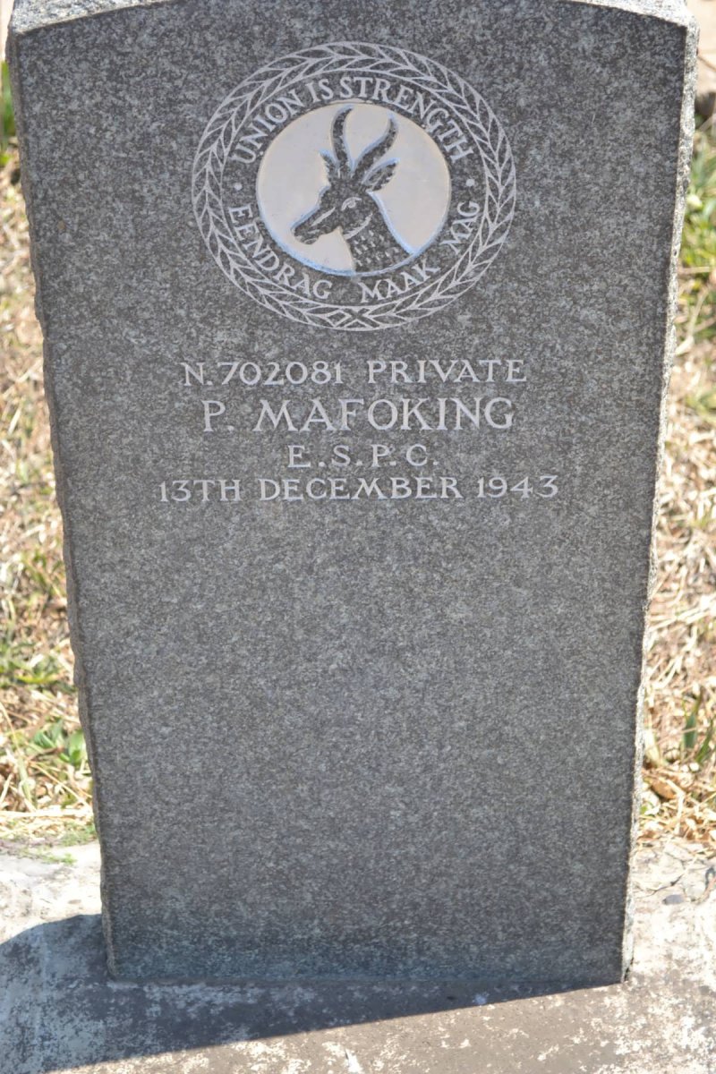 MAFOKING P. -1943