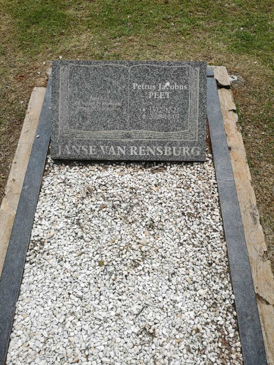 RENSBURG Petrus Jacobus, Janse van 1972-2008