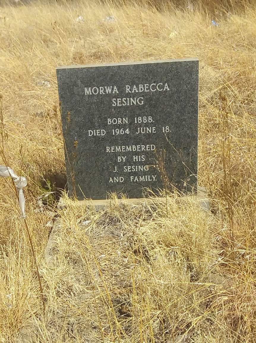 SESING Morwa Rabecca 1888-1964