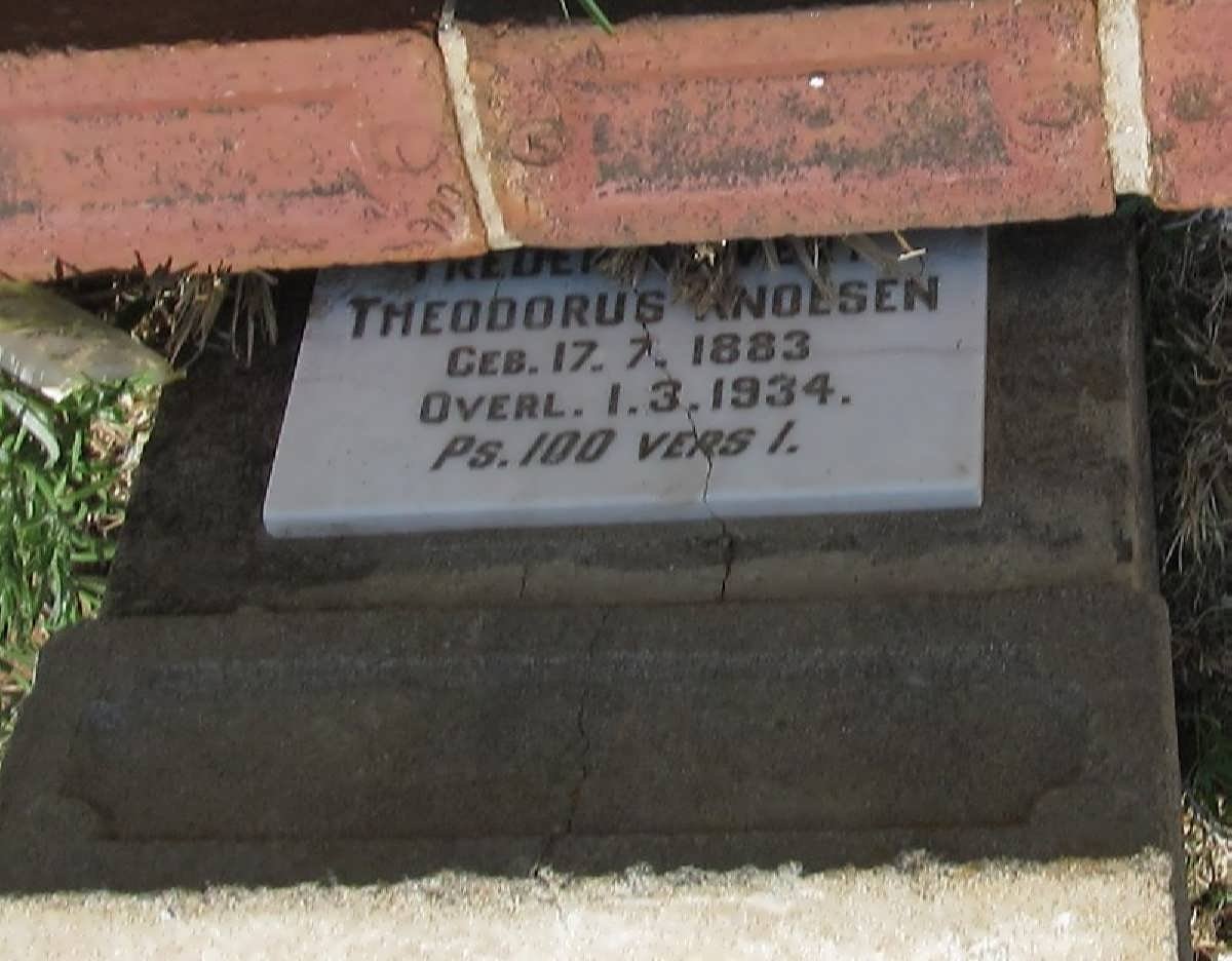 KNOESEN Frede? Theodorus 1883-1934