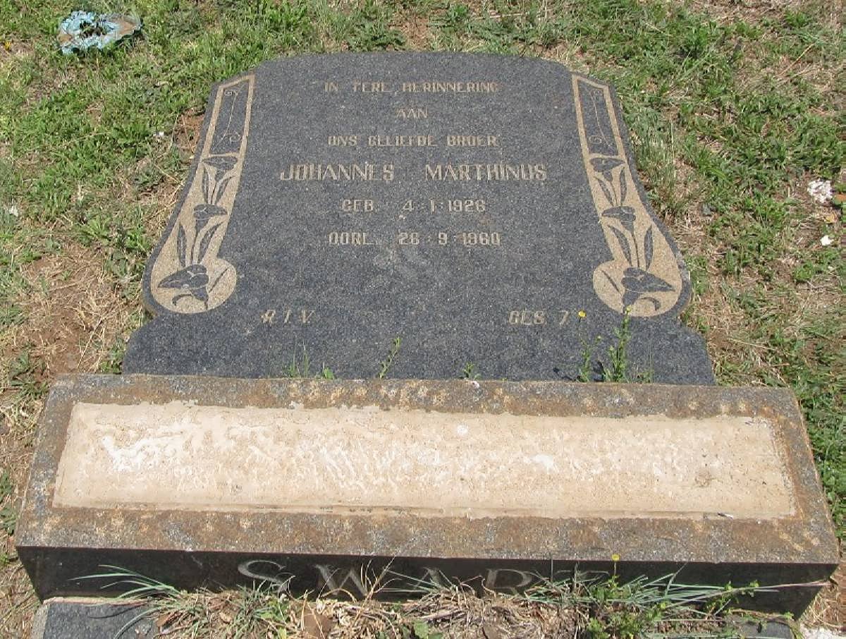 SWART Johannes Marthinus 1926-1960