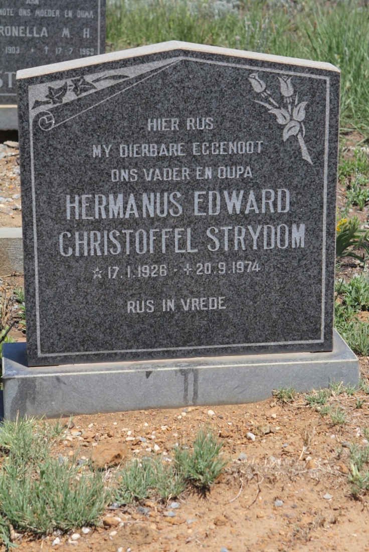 STRYDOM Hermanus Edward Christoffel 1926-1974