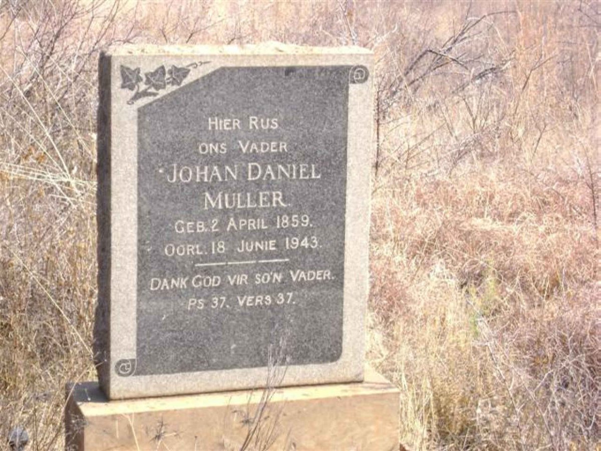 MULLER Johan Daniel 1859-1943