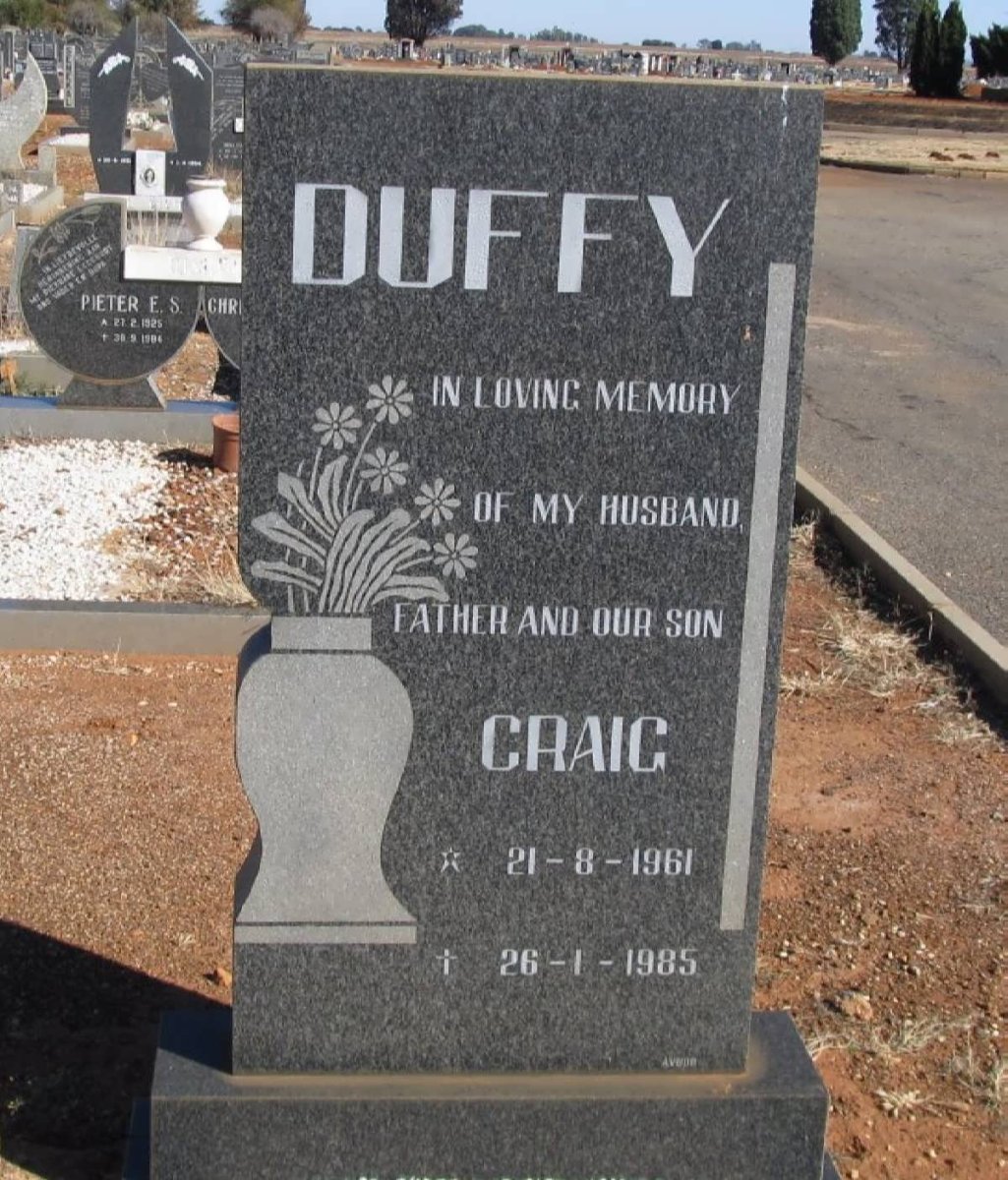 DUFFY Craig 1961-1985