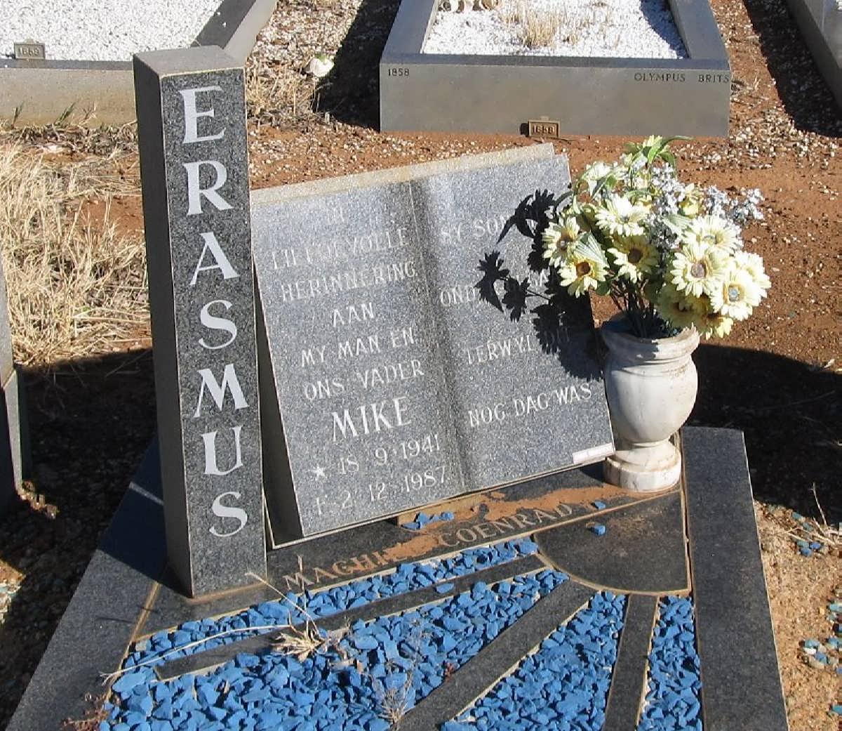 ERASMUS Machiel Coenrad 1941-1987