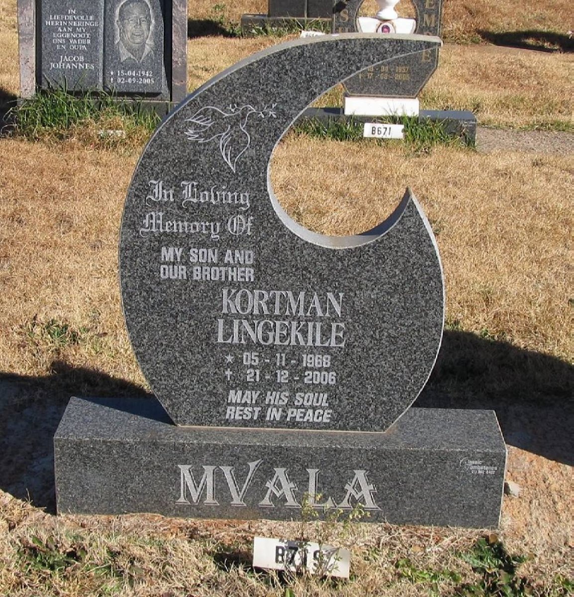 MVALA Kortman Lingekile 1968-2006