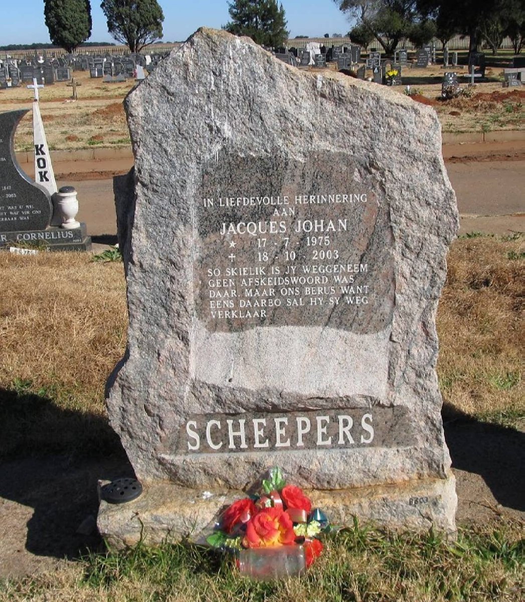 SCHEEPERS Jacques Johan 1975-2003