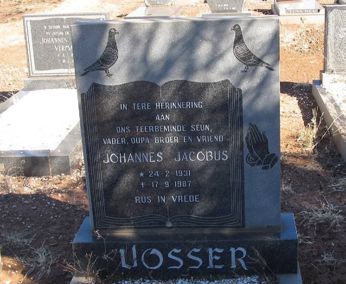VOSSER Johannes Jacobus 1931-1987