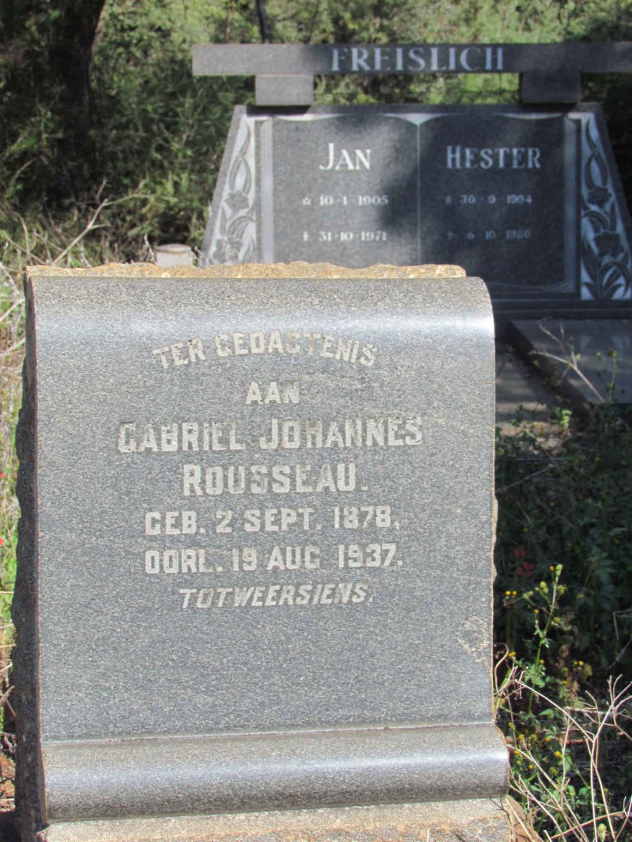 ROUSSEAU Gabriel Johannes 1878-1937