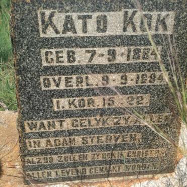 KOK Kato 1884-1884