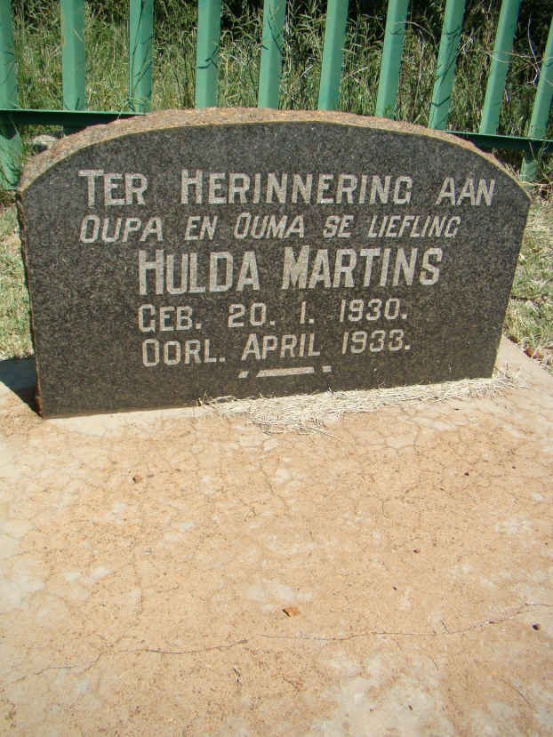MARTINS Hulda 1930-1933