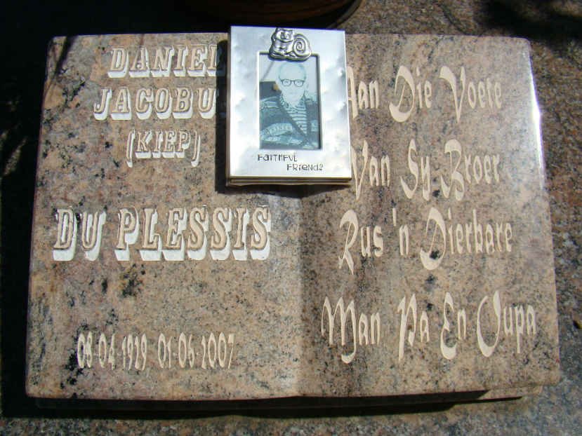 PLESSIS Daniel Jacobus, du 1929-2007 :: DU PLESSIS Michael Johannes 1937-2007