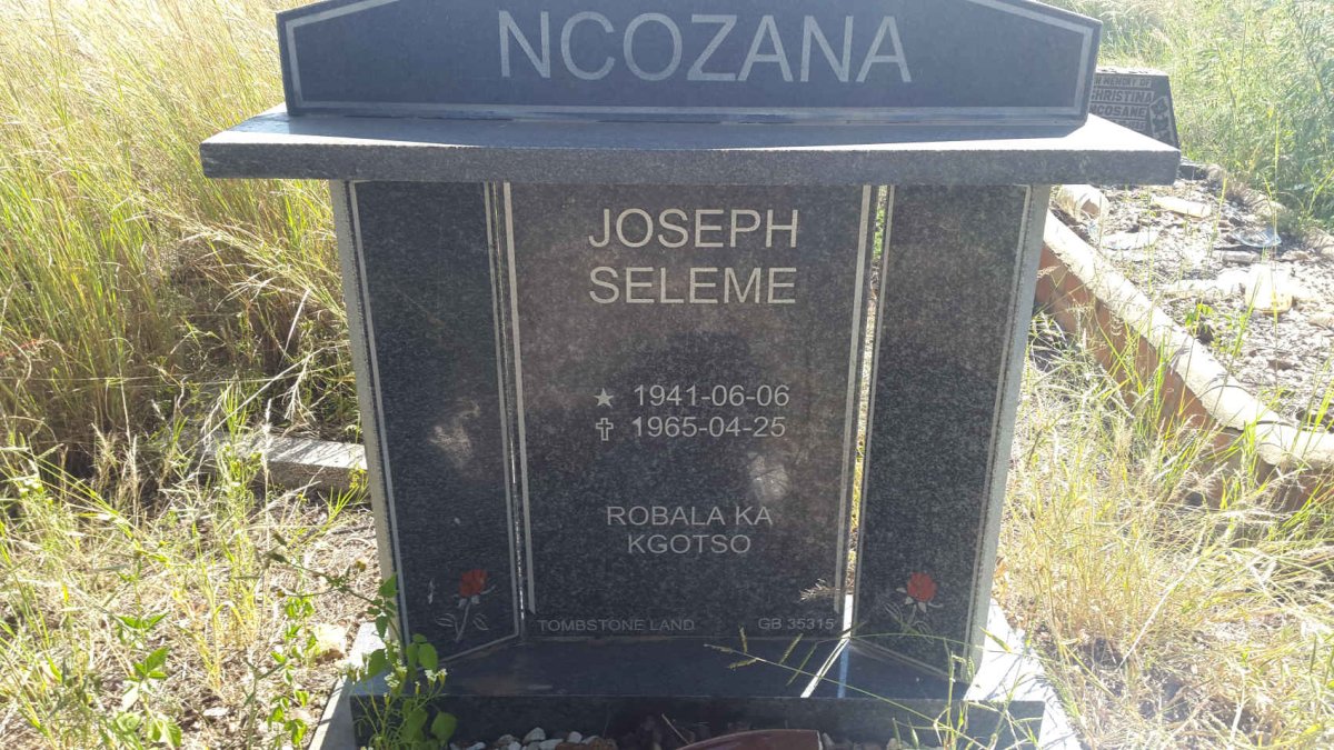 NCOZANA Joseph Seleme 1941-1965